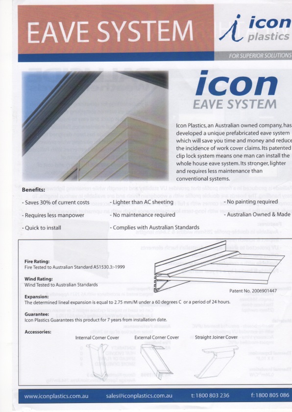 Palliside UPVC-jointed- eave system