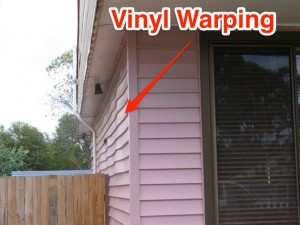 Warped Vinyl Cladding