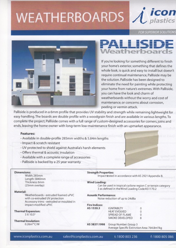 Palliside Weatherboards