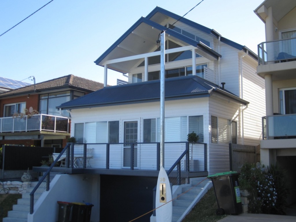 Collaroy, Sydney new home construction with Palliside Cladding